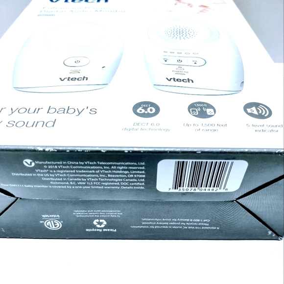 VTECH Enhanced Range Digital Audio Monitor - Picture 5 of 7